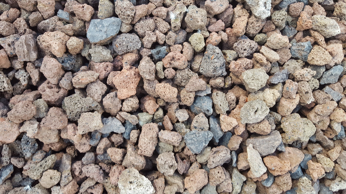 0,5m³ (500 Liter) im Big Bag Lava 8-16mm Lavamulch Mulch Lavadur Dachsubstrat Drainage