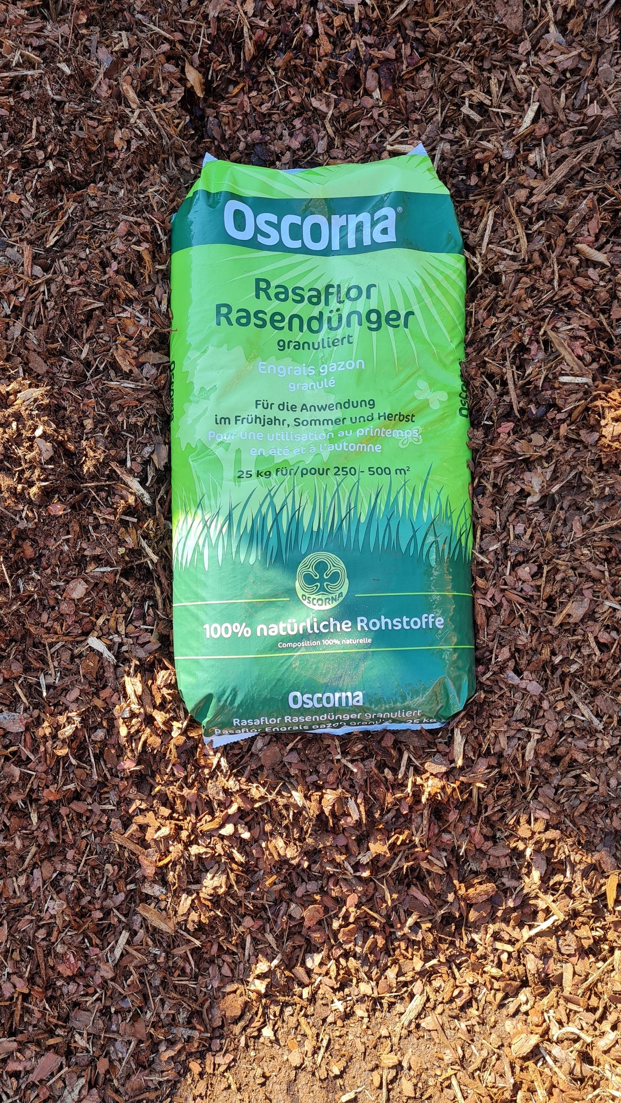 25 kg Oscorna Rasaflor granuliert Rasendünger