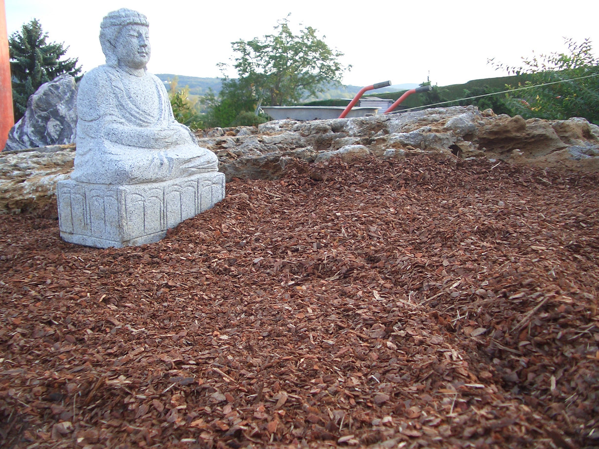 1 Palette (1200l) 15 X 80l Rindenmulch / Rindenhumus 0/8mm fein versandkostenfrei geliefert