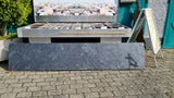MILANO SCHIEFER, 2,50 X 0,50 M SICHTSCHUTZ ZAUN NATURSTEIN GARTEN
