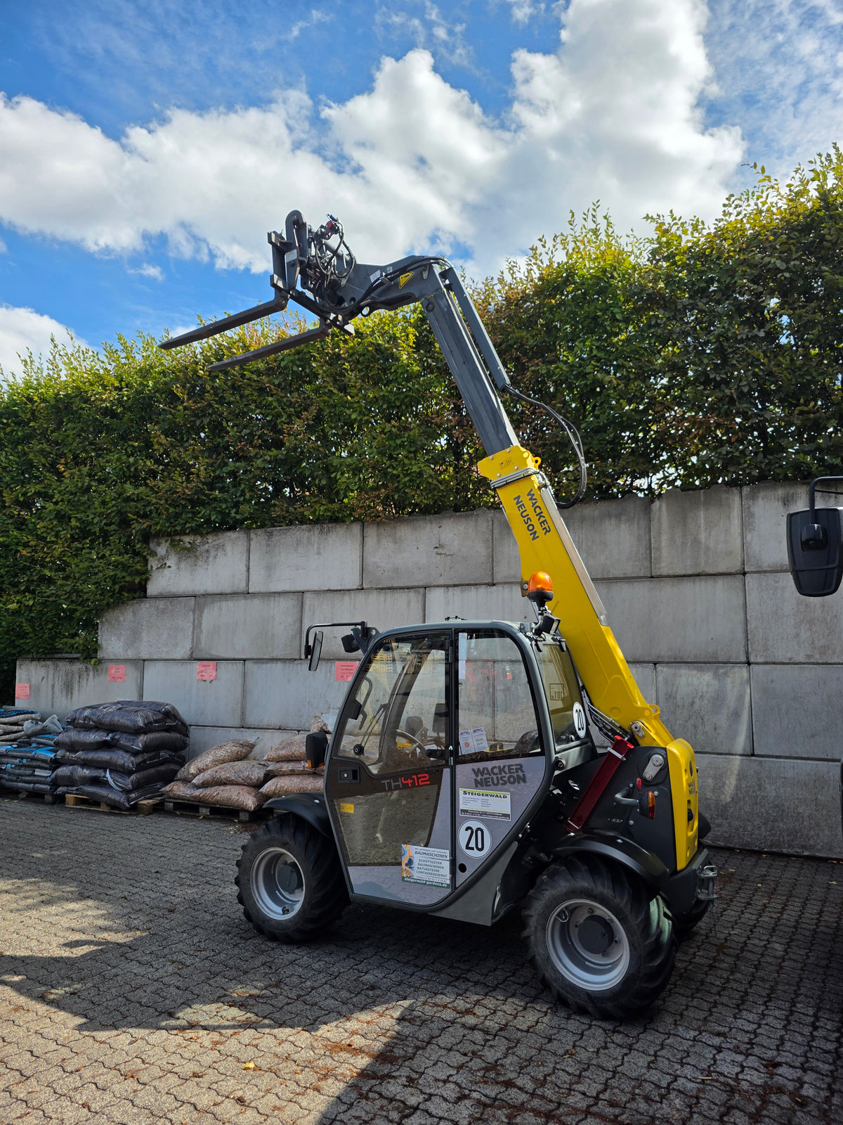 Wacker Neuson TH412 großer Motor