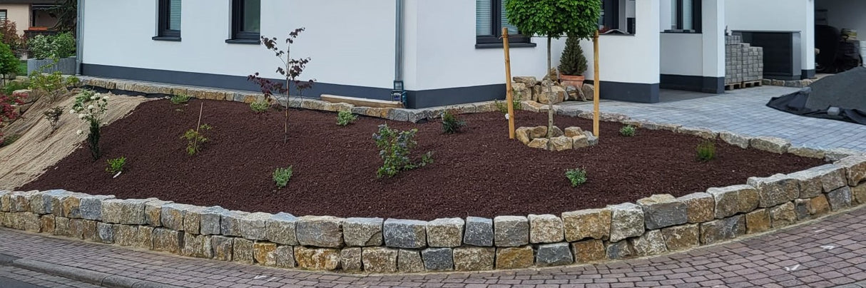 0,5m³ (500 Liter) im Big Bag Lava 8-16mm Lavamulch Mulch Lavadur Dachsubstrat Drainage